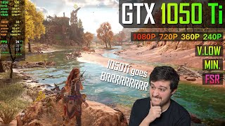 GTX 1050 Ti  Horizon Forbidden West [upl. by Imrots256]