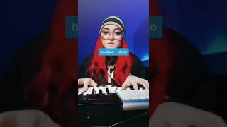 femalebeatbox beatbox piano warlet [upl. by Shirleen]