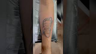 Baby foot tattoo☎️94876 40179  📍salemtamilnadu tattoo babyfoot tattooartist [upl. by Sapphera]