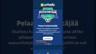 Käy osallistumassa Futistietäjäpeliin⚽️🏆 ylemix uutiset urheilu jalkapallo euro2024 shorts [upl. by Netti]