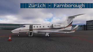 X Plane 12  Zürich LSZH  Farnborough LIPZ  SWISS  A20N  Vatsim [upl. by Enirehtac163]