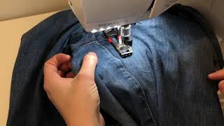 How to Mend Jeans Using the BERNINA Darning Program [upl. by Samoht]