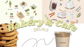 Roblox  Cafe amp Bakery Menu Aesthetic Decals Codes amp IDs [upl. by Bilbe]