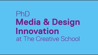 Media amp Design Innovation PhD at Toronto Metropolitan University [upl. by Publias]