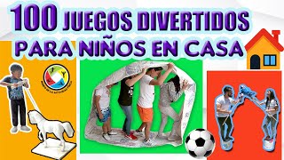 100 JUEGOS DIVERTIDOS PARA NIÑOS EN CASA PREESCOLAR PRIMARIA Y SECUNDARIA Educación física en CASA [upl. by Birk]