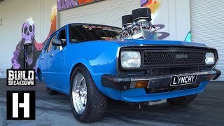 WILDEST Burnouts Ever in a 600hp Corolla Lynchy Goes Insane With Help from ULEGAL [upl. by Otinauj]