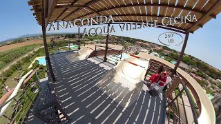 Acqua Village Cecina Anaconda Right 360° VR POV Onride [upl. by Sucramal135]