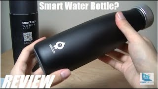 REVIEW SGUAI G1  Bluetooth Smart Water Bottle [upl. by Amelus]