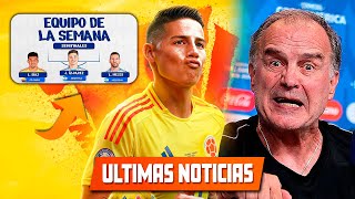 INJUSTO JAMES BORRADO del XI CONMEBOL l BIELSA EXPLOTA en RUEDA DE PRENSA l DIAZ y RIOS REGATES [upl. by Adnirod]