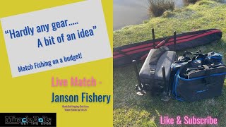 Live Match Fishing  Hardly any Gear A bit of an idea matchfishing coarsefishing [upl. by Eiclud]