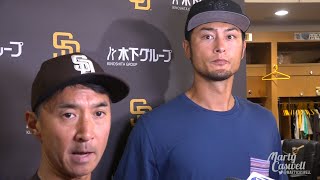 Yu Darvish on reaching 2000 Ks and why he likes where Padres are at as they head to Dodgers [upl. by Can]