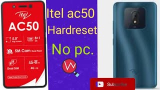 itel AC50 FRP Bypass  Factory Reset Protection Removal smartphone smartphones2024 tech [upl. by Bidle]