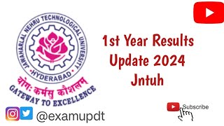 Jntuh 1st Year Result 2024 Update  jntuhupdates jntuh [upl. by Aliuqaj159]