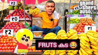 FRANKLIN amp SHINCHAN NEW FRUITS SHOP OPENED 😂 [upl. by Dickie122]