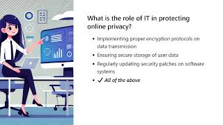 IAPP CIPT Certified Information Privacy Technologist Exam Part 5 [upl. by Levitus476]