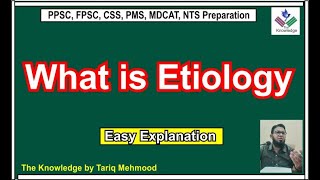 What is Etiology  Medical or Psychological Meaning of Etiology in Urdu  HIndi [upl. by Iramaj86]