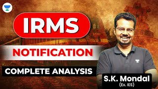 IRMS Latest News  IRMS Update For Engineers  Complete Information  SK Mondal Ex IES irms [upl. by Barris]