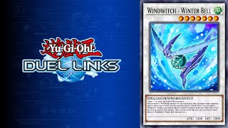 Windwitch  Winter Bell Summoning animation  YuGiOh Duel Links [upl. by Nauqed]