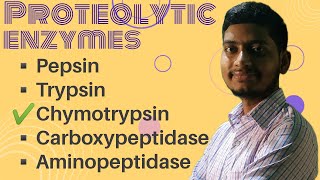 Proteolytic enzymes zoology biology conceptsofzoology [upl. by Rimma]