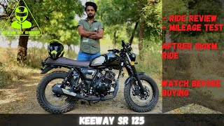 KEEWAY SR 125  in depth review and mileage test after 100km ride  hindi  keeway benelli [upl. by Ardnauqal]