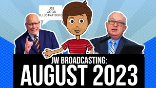 JW Broadcasting  August 2023 wKenneth Flodin Why JWs Use ILLUSTRATIONS [upl. by Rennug209]