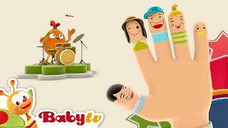 The Egg Band  Vingerfamilie meezingliedje 🖐️  Zing en dans 🕺  Kinderliedjes🎵 BabyTVNL [upl. by Nsaj]