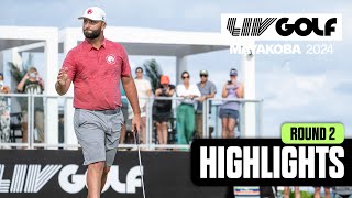 FULL HIGHLIGHTS Rahm chasing Niemann in Round 2  LIV Golf Mayakoba [upl. by Onitnevuj580]