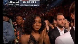 Normanis reaction to Camila Cabellos win  BBMA 2018 [upl. by Serles]