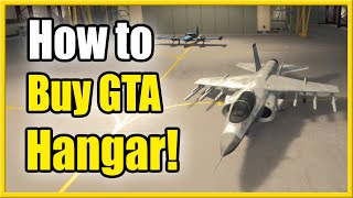 How to Buy Hangar for Planes in GTA 5 Online Best Tutorial [upl. by Aenal950]