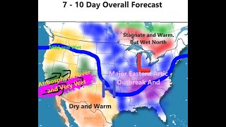 11252024  US Weather Forecast  Atmospheric River in West and Major Eastern Arctic Cold Blast [upl. by Demetria]