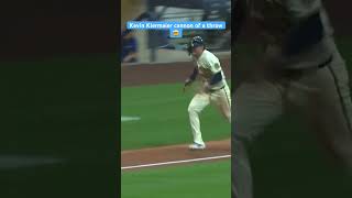 Kevin Kiermaier has a cannon mlb baseball kevinkiermaier [upl. by Rosalyn]