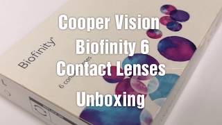 CooperVision Biofinity 6 Contact Lenses Unboxing  Vision Care  Best Contact Lenses [upl. by Elatia]