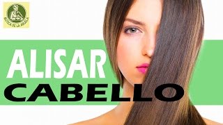 Como alisar el cabello naturalmente – Remedios caseros para alisar el cabello [upl. by Atirma606]