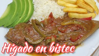 HÍGADO EN BISTEC [upl. by Immak70]