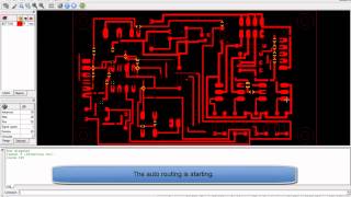 Cadsoft Eagle and Electra Autorouter  Autorouting Ground Plane Polygon PCB [upl. by Susann]