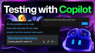 Testing with GitHub Copilot [upl. by Rabka]