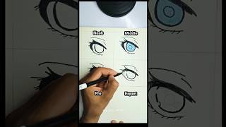 how to draw anime eye ✨ shorts [upl. by Jedthus]