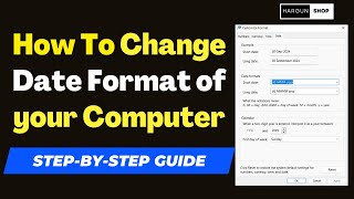 How to Change Date Format on Your Computer  StepbyStep Guide [upl. by Usanis226]