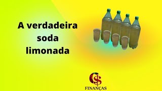 Aprenda a fazer Soda limonadaRefrigerante caseiro de limão [upl. by Annagroeg]