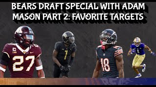 Chicago Bears NFL Draft Special Collaboration Part 2 With Adam Mason [upl. by Naitsirk]