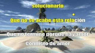 Karaoke Salsero  Conflicto de Amor [upl. by Farr94]