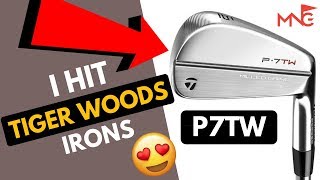 I Hit Tiger Woods Irons  TaylorMade P7TW Irons Review [upl. by Ianahs]