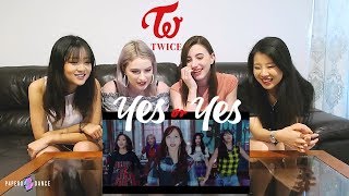 MV REACTION YES OR YES  TWICE  P4pero Dance [upl. by Eidua599]