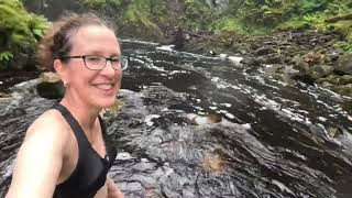 Solo wild swimming adventure at Plodda Falls [upl. by Pallas]