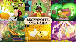 Buonanotte Orchestra Storia della Buonanotte con Musicisti Insetti per Bambini [upl. by Krik]