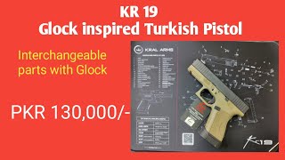 Kral KR19 Review Glock inspired Turkish handgun Glock Kral türkiye [upl. by Nehte]