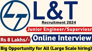 LampT Recruitment 2023  DiplomaBEBTech L and T Recruitment 2023  LampT jobs 2023  Latest Jobs [upl. by Zucker299]