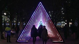 London lights festival is antidote to winter darkness [upl. by Ly]