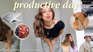 PRODUCTIVE SUMMER DAY IN MY LIFE  routine in my new apartment work from home car mukbangs 🧸 [upl. by Korrie148]