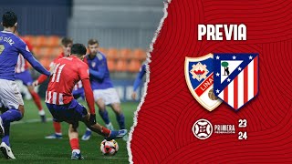 PREVIA LINARES DEPORTIVO  ATLÉTICO DE MADRID B I J35 GRUPO II PRIMERA FEDERACIÓN 20232024 [upl. by Nyladnar725]